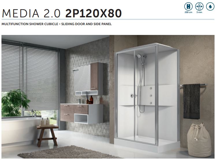 Novellini Media 2.0 2P120X80 SPEC1