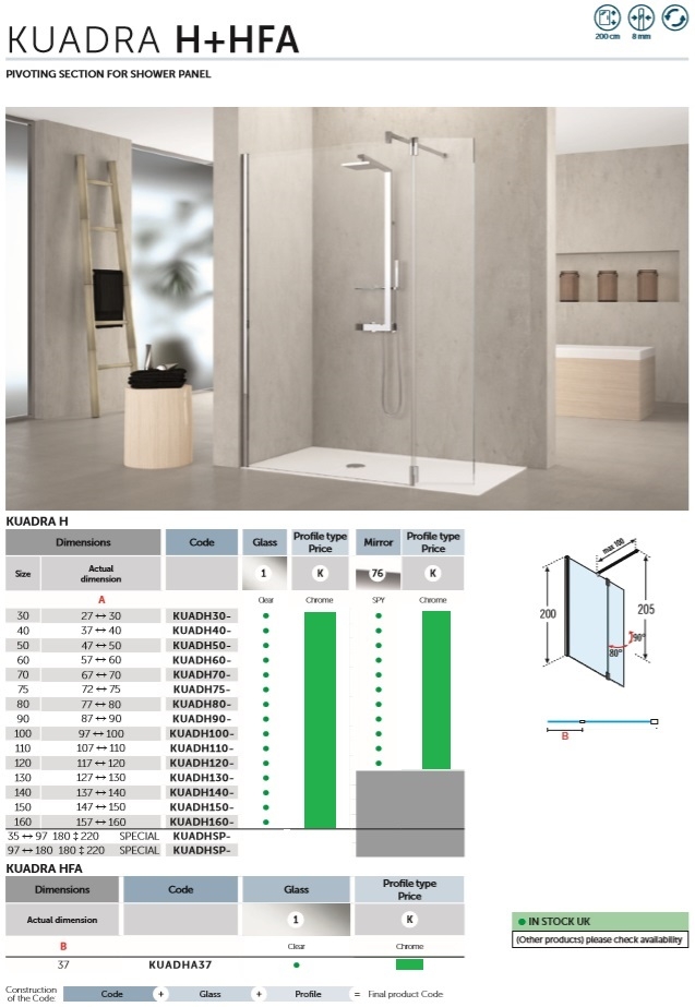 Novellini Kuadra H+HFA Spec. Novellini Kuadra H+HFA Spec.