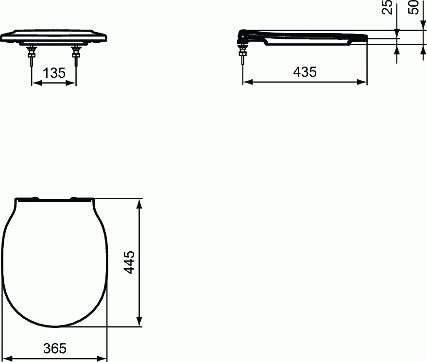Ideal Standard Concept Air Cube Slim Wrap Style Seat & Cover