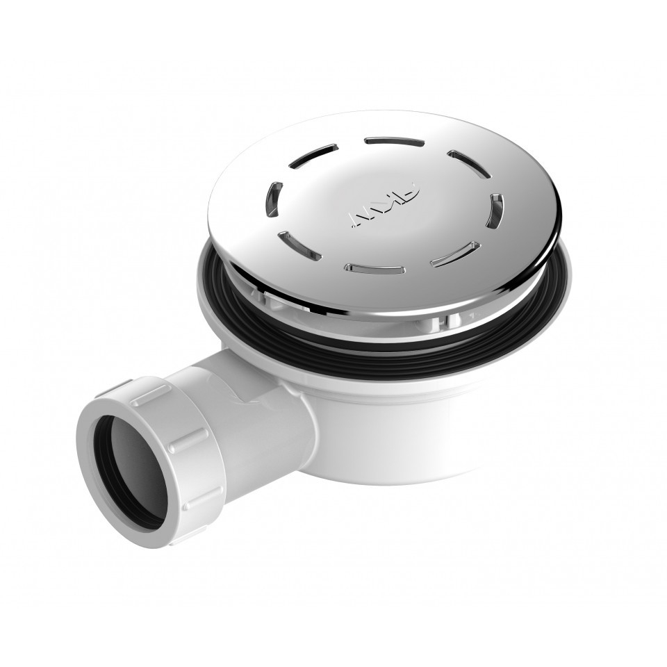 AKW - GW90 - Metal Topped Waste, ø90mm (Domed Cover)