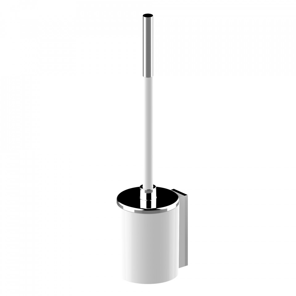 AKW - ONYX - ACCESSORIES - Toilet Brush White & Chrome
