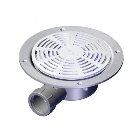 GW90-2 Low Height Wet Waste with TF Vinyl Floor Adaptor (UK) 