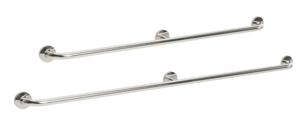 Bathex Knowle 3 Flange Grab Rail 1000mm and 1250mm