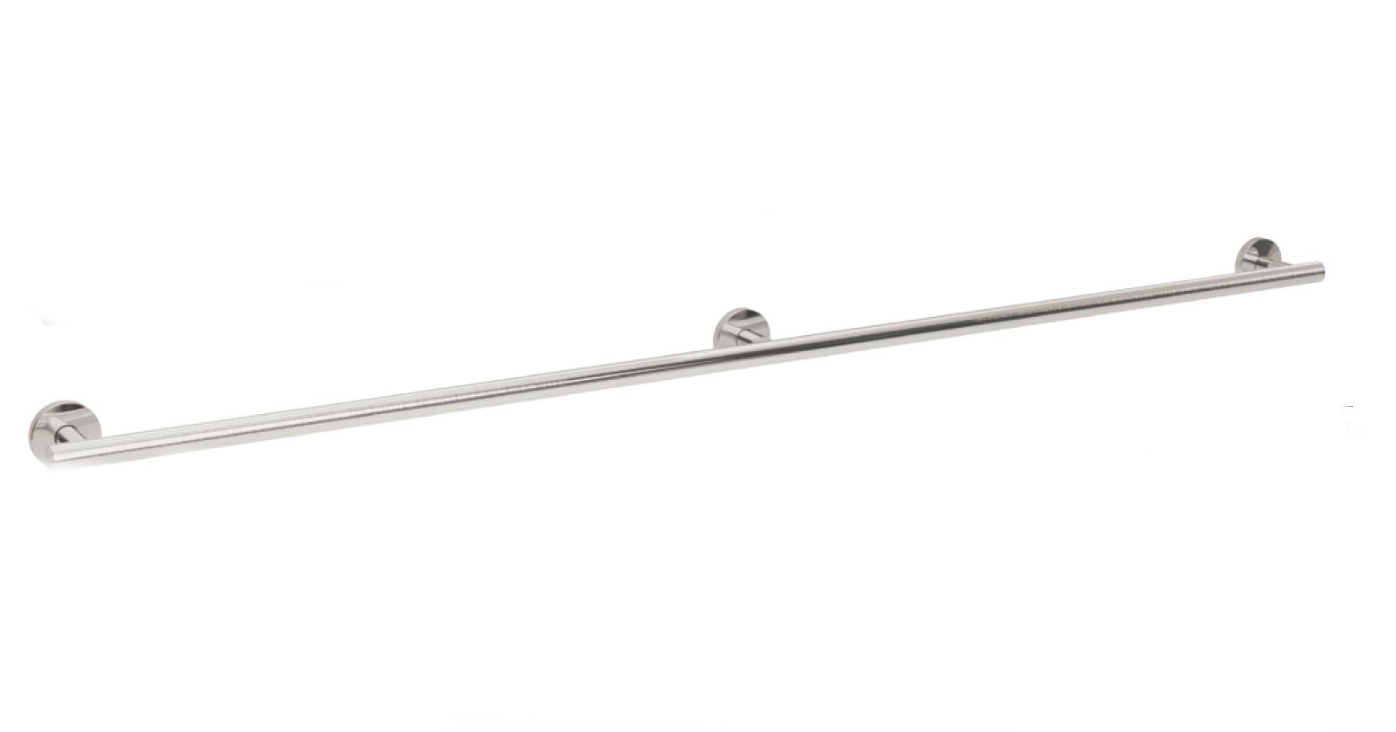 Bathex Yardley 1500mm Straight Bath Grab Rail with Finish Options (Stainless Steel 25mm)