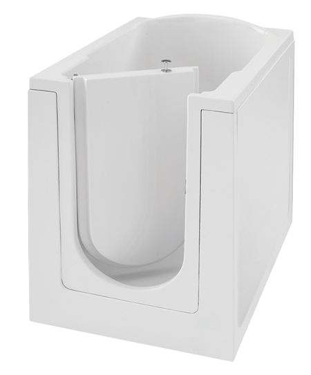 Access Florida - Compact Deep Soak, Walk-In Tub with Inward Opening Door to End Panel