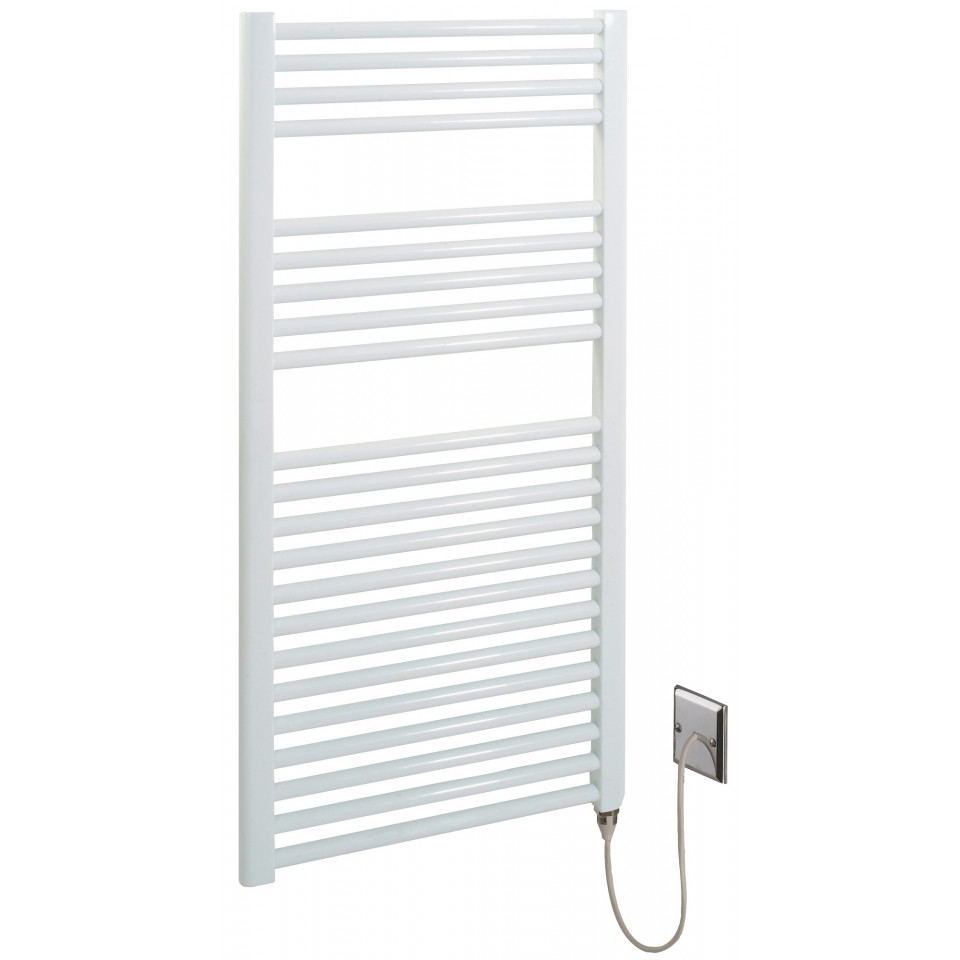 AKW 23427 white straight towel warmer