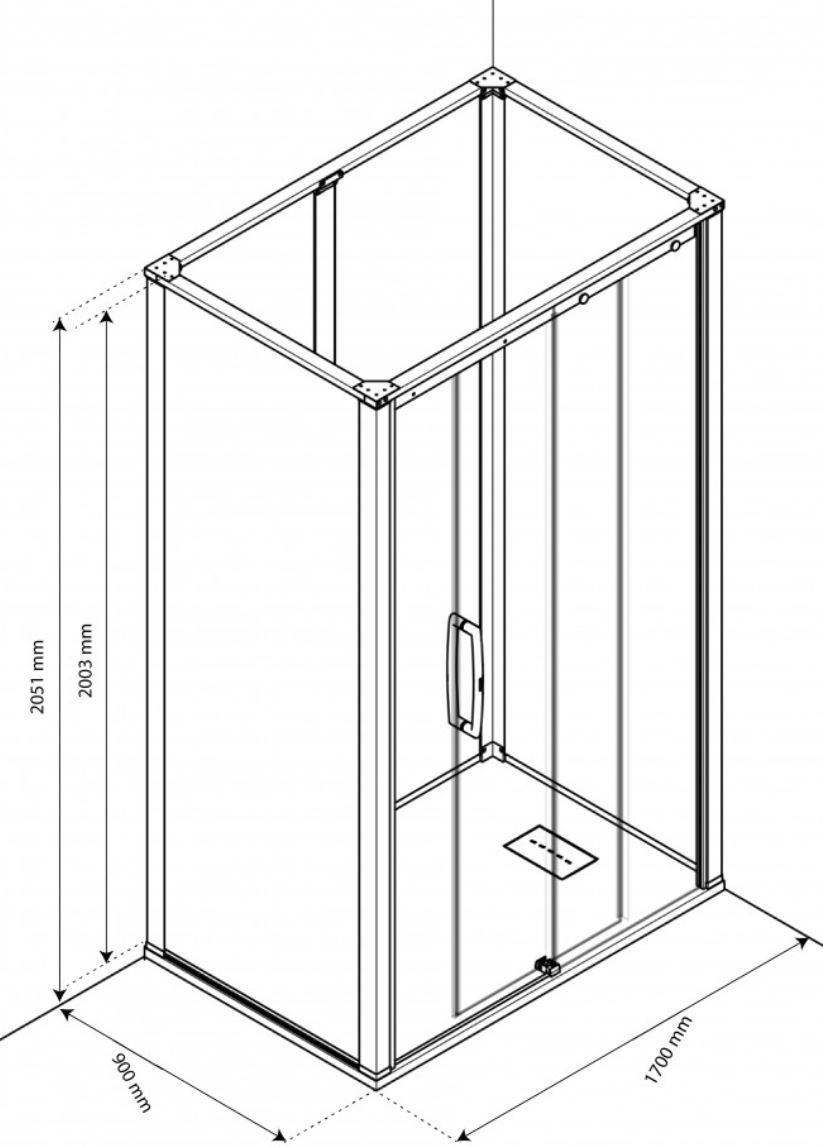 BOSI2-20121 CORNER RH TECHNICAL DRAWING