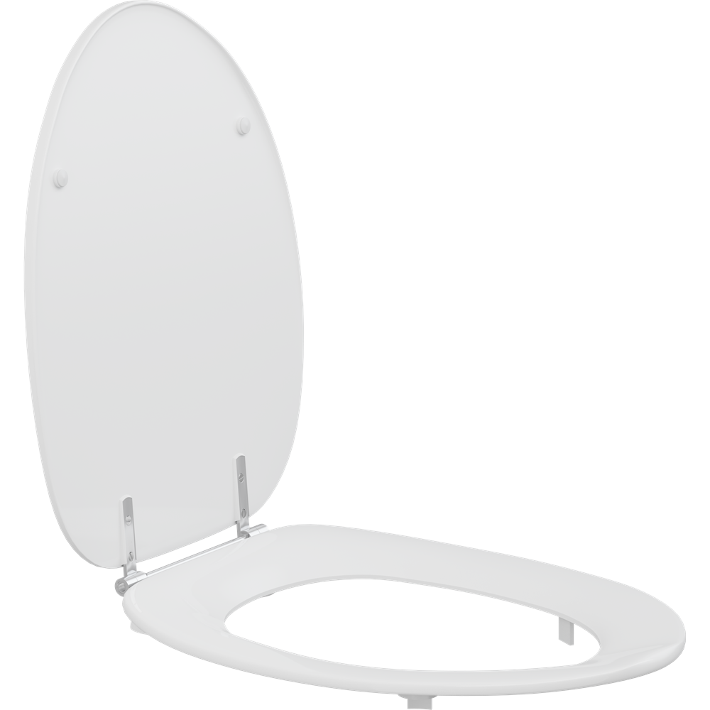 Pressalit - DANIA - Toilet Seat & Cover (Stabilising Buffers & Extra Strong Cross-Bar Hinge)