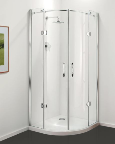 Coram Premier Frameless Offset Quadrant Shower Enclosure