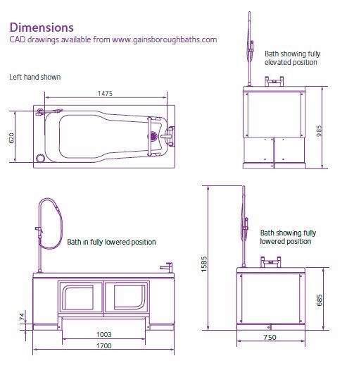 Torin Bath Dimensions