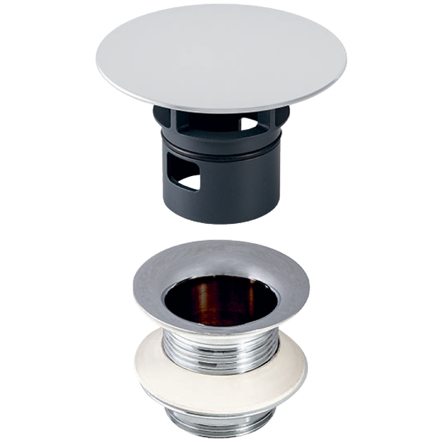 Geberit waste outlet with free outlet for basins with no overflow