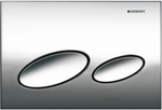 Geberit - KAPPA 20 - Dual Flush Plate for 150mm KAPPA Cistern (Gloss Chrome)