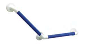 AKW - Grab Rail, Large Plastic Fluted 32mm dia (450mm long x 135° Angle)