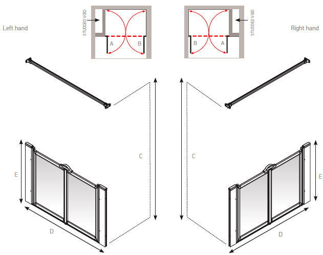AKW Option M Technical Drawing