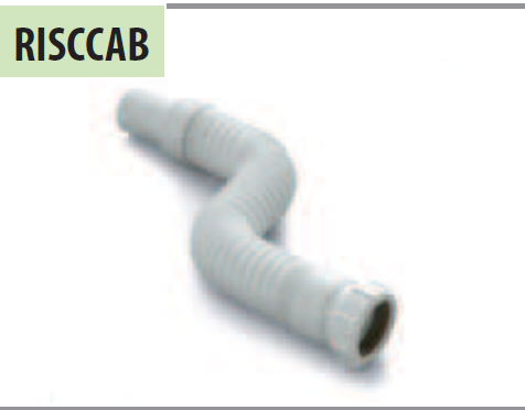 Novellini - RISCCAB - Flexible Waste Adapter (Imperial to Metric)