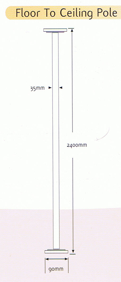 impey Floor to ceiling pole