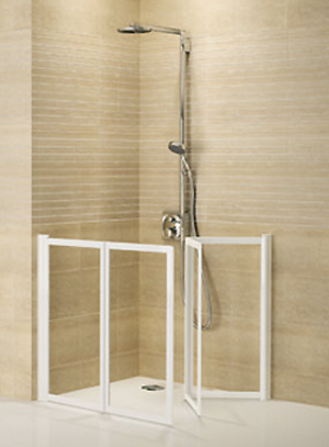 Novellini - Free 2 A Shower Screen Low Version - Corner Entry