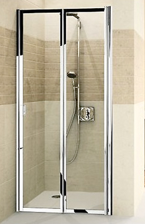 Novellini - Free 2 P Shower Screen High Version - Folding Door in Recess