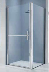Novellini - Free 1 1B Shower Screen - Hinged Stable Door + Side Panel
