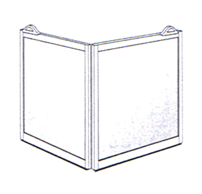 AKW - Freeway - Portable Carer Screen 2 Panels with Handles Fitted (750 / 900 High)