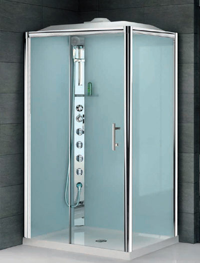 Novellini - Glax 2 2P120x80 - Offset Corner Entry Shower Cubicle