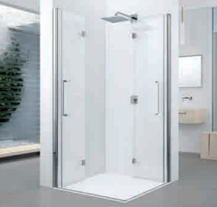Novellini - YOUNG 2.0 - 2GS - Hinged Bi-Folding Shower Doors (LEFT SIDE DOOR ONLY) - Image 3