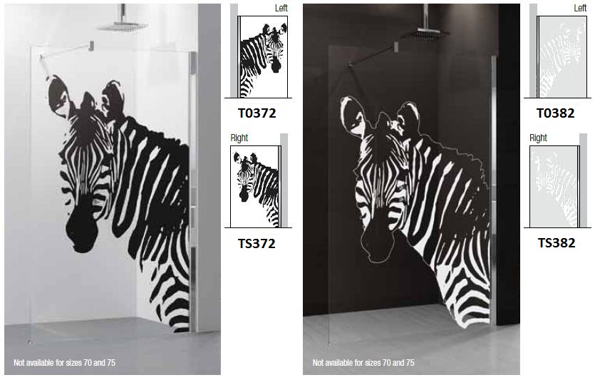 Novellini Kuadra H + H In Art Shower Screen Fixed - Image 10