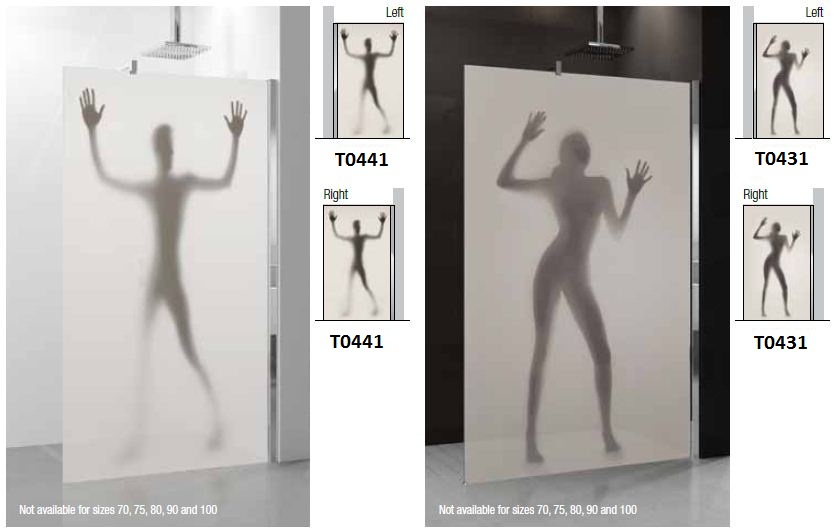 Novellini Kuadra H + H In Art Shower Screen Fixed - Image 2