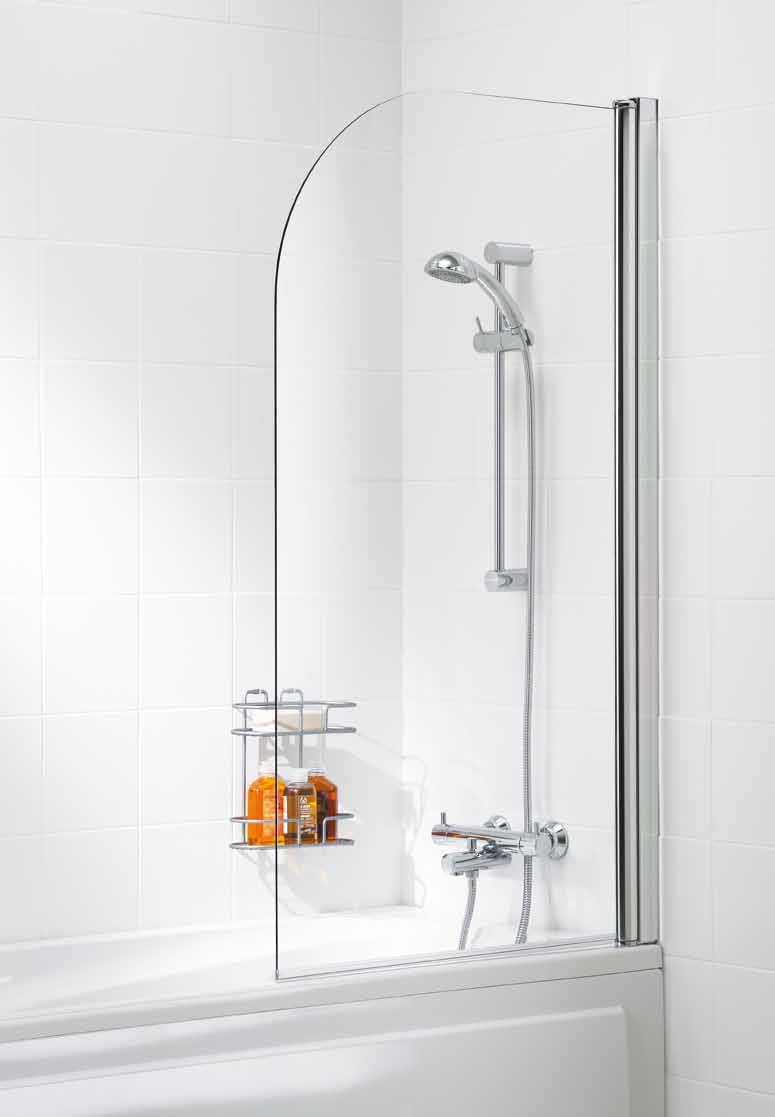 Lakes - Curved Bath Screens