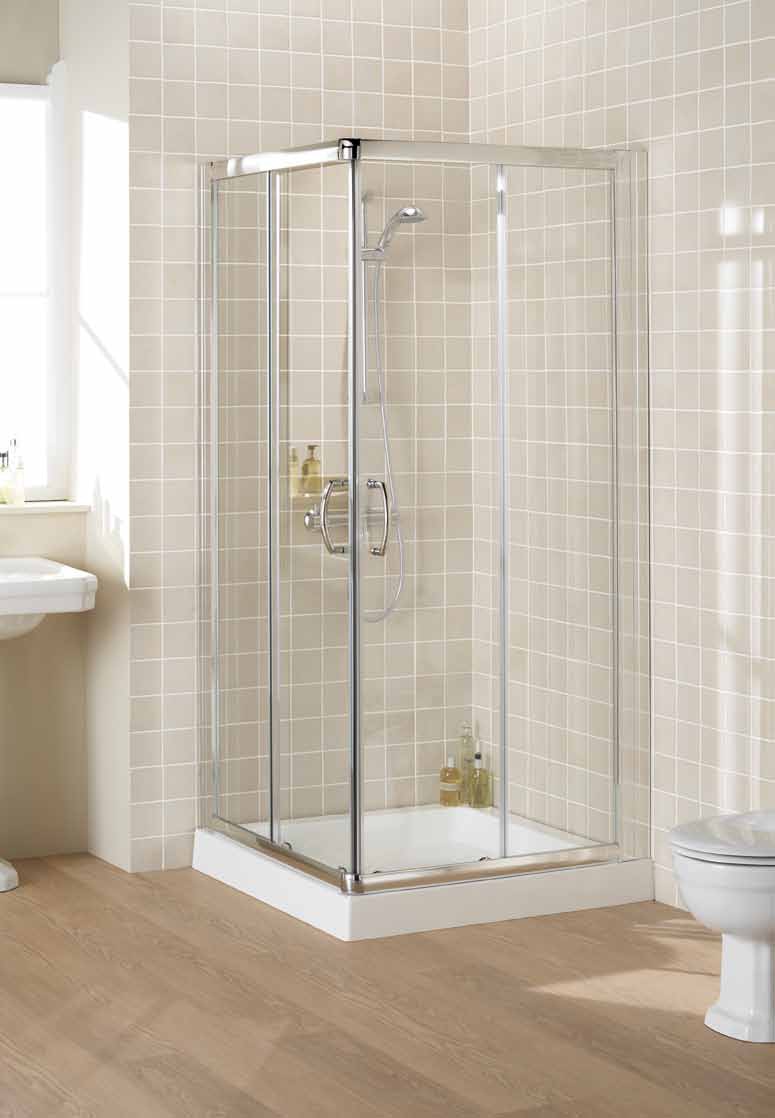 Lakes - Semi-Frameless Corner Entry
