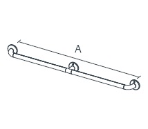 Lakes - Series 400 Steel SGS Wall Handrail
