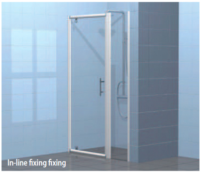 Novellini - Lunes F Special 5 Shower Screen - Side Panel