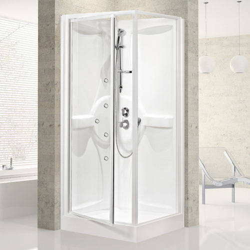 Novellini - Media GF90 - Pivot Door Shower Cubicle