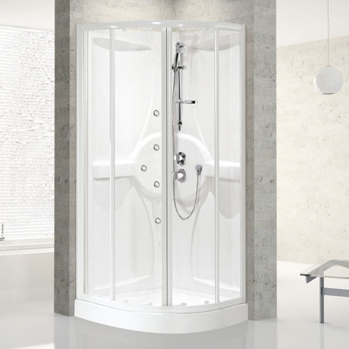 Novellini - Media R90 - Quadrant Shower Cubicle