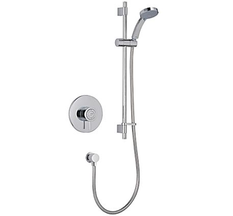 Mira - Element - Thermostatic Concealed Mixer Shower with Rail Kit & Handset, 1.1656.002