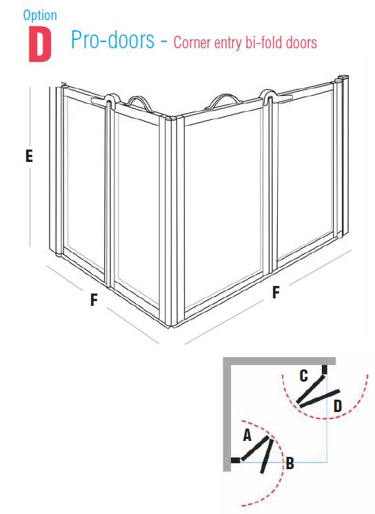FC Option D - Corner entry bi-fold doors