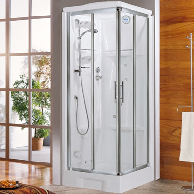 Novellini - New Holiday A90 - Corner Entry Shower Cubicle