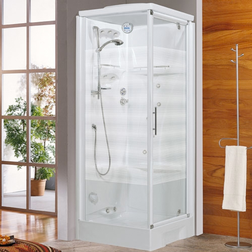 Novellini - New Holiday GF80 - Pivot Door Shower Cubicle