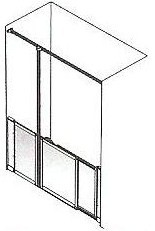 AKW Option SJ Sliding Screen Set, Handed