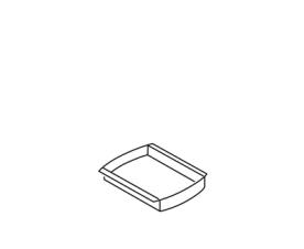 Pressalit - Tray for Modular Shelves (Expires 31.12.2023) (180 x 130 x 36mm)