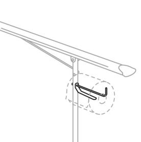 Pressalit - VALUE - Paper holder for VALUE support arms (R1151)
