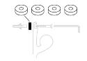 Pressalit - Wall Track Sealing Rings (LA8817)