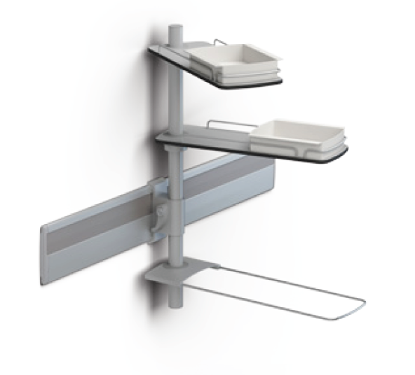 Pressalit - Modular shelves for mounting on PLUS horizontal wall track (RT476) Expires date: 31.12.2023