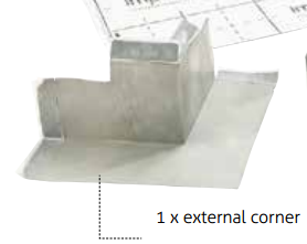 Impey Waterguard External Corner