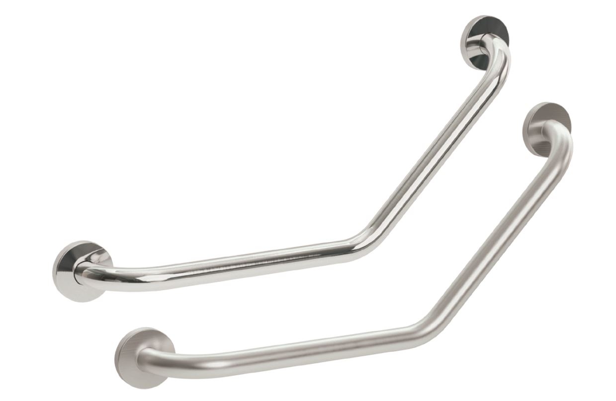 Bathex Knowle 300x300mm Cranked Grab Rail