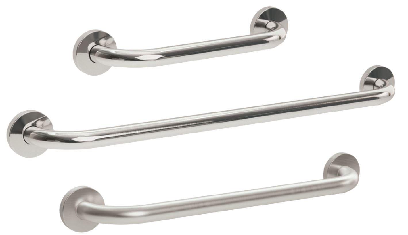 Bathex Knowle 300mm, 450mm, 600mm Straight Grab Rails