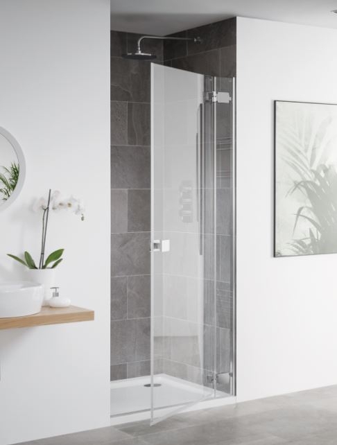 Lakes Island Range Barbados Pivot Door Hinged on Short Fixed Panel LK801
