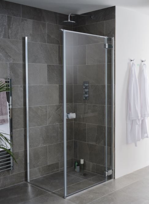 Lakes Island Range Grenada Pivot Door Hinged on Short Fixed Panel LK801