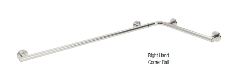 Bathex Yardley Corner Grab Rail 35mm