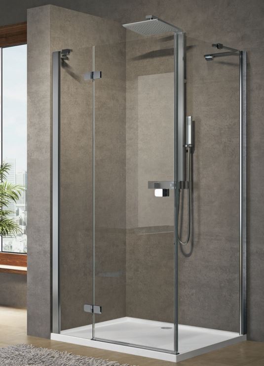 Novellini - BRERA G+F - Corner Entry Enclosure (Hinged Door + Side Panel)